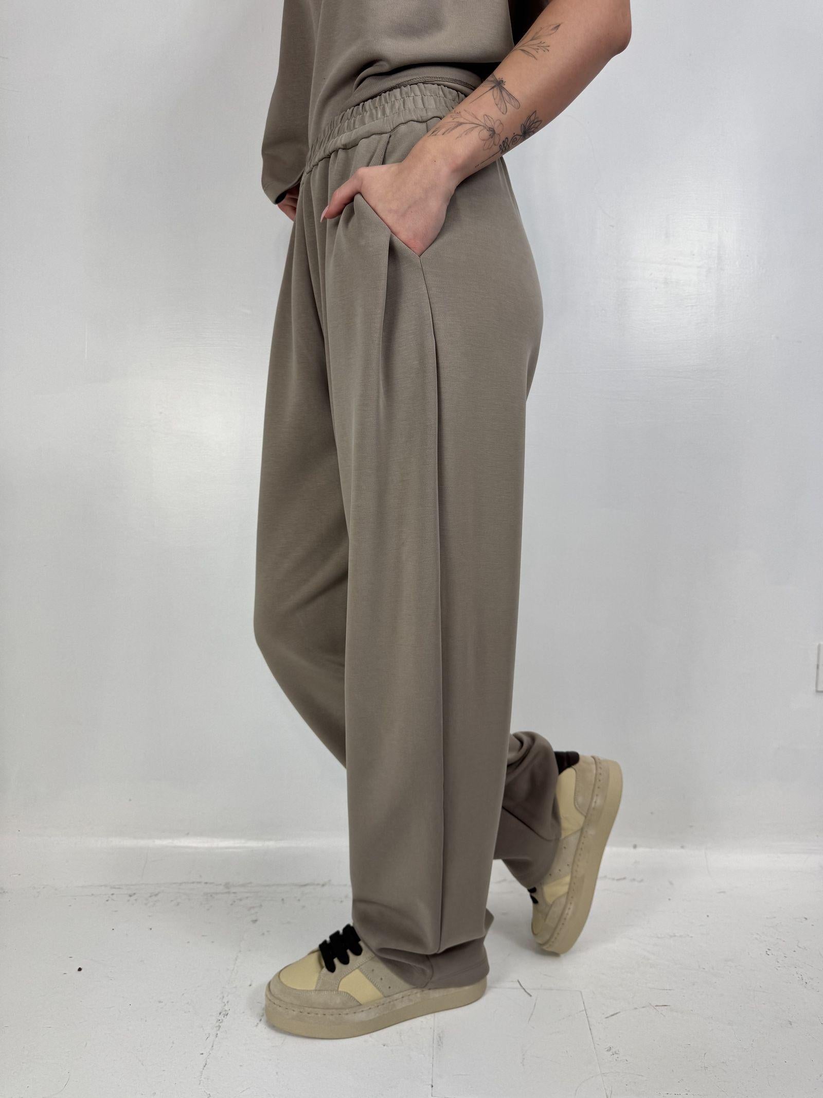 Pantalone gamba ampia - Eleh SS260185 GRIGIOFANGO ELEH 