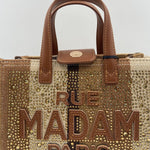 Borsa Casablanca Mini Riga - Rue Madam Paris CASABLANCAMINITOTE RIGAMARRONE RUE MADAM PARIS 