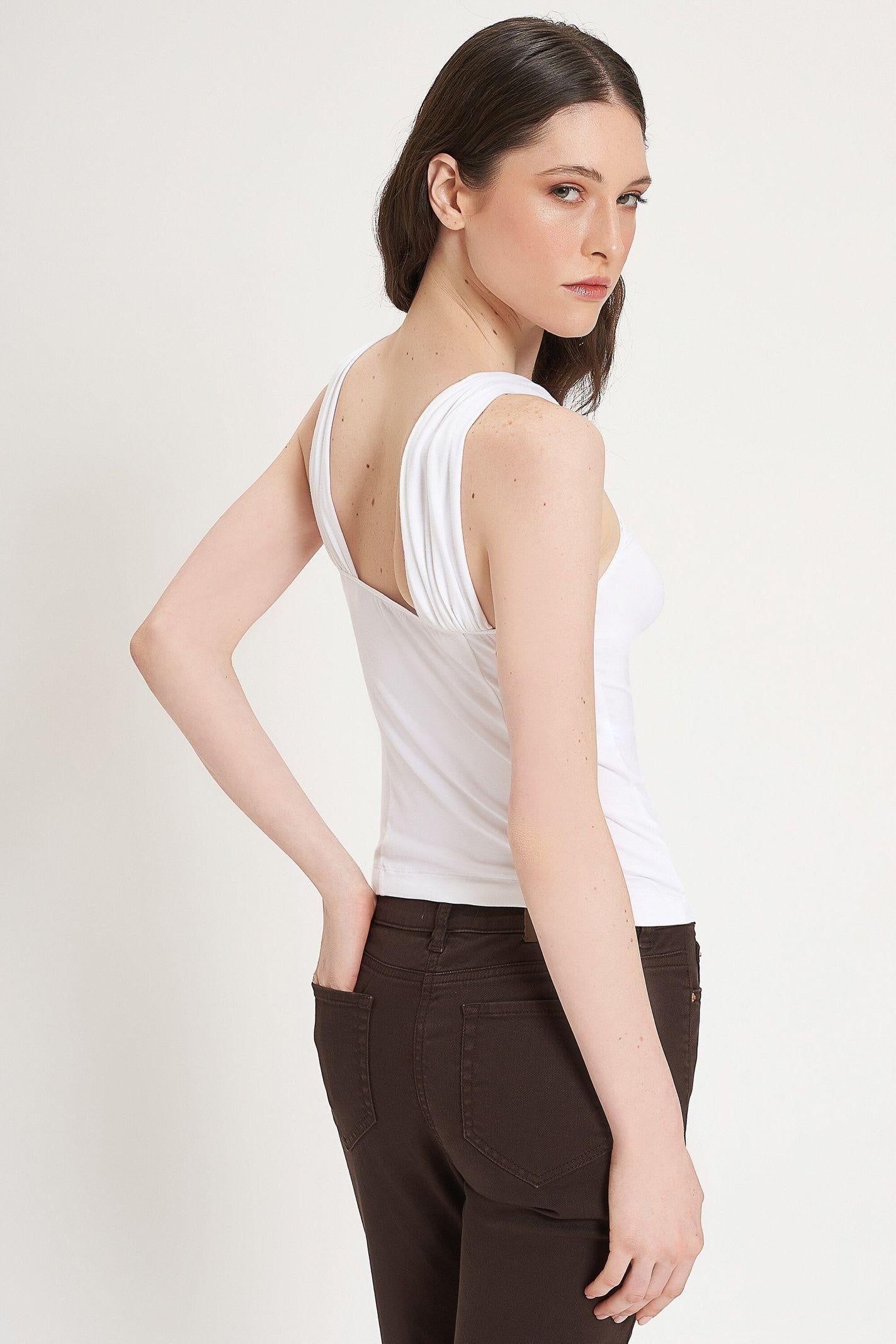 Maglia con passante oro - Carla G MOCO20D6 01 CARLA G. 
