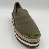 Espadrilles in tessuto lucido