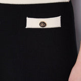 Minigonna in filato a contrasto 521FD73005 521017-02 GAUDI' 