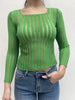 Maglia trasparente maniche lunghe