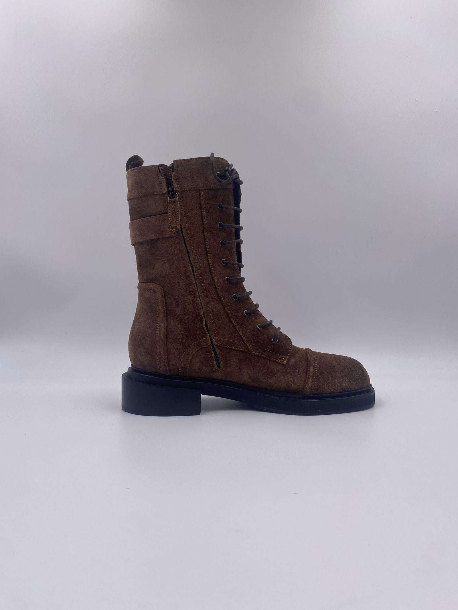 Anfibio scamosciato - Lella Baldi LT172 TABACCO LELLA BALDI 