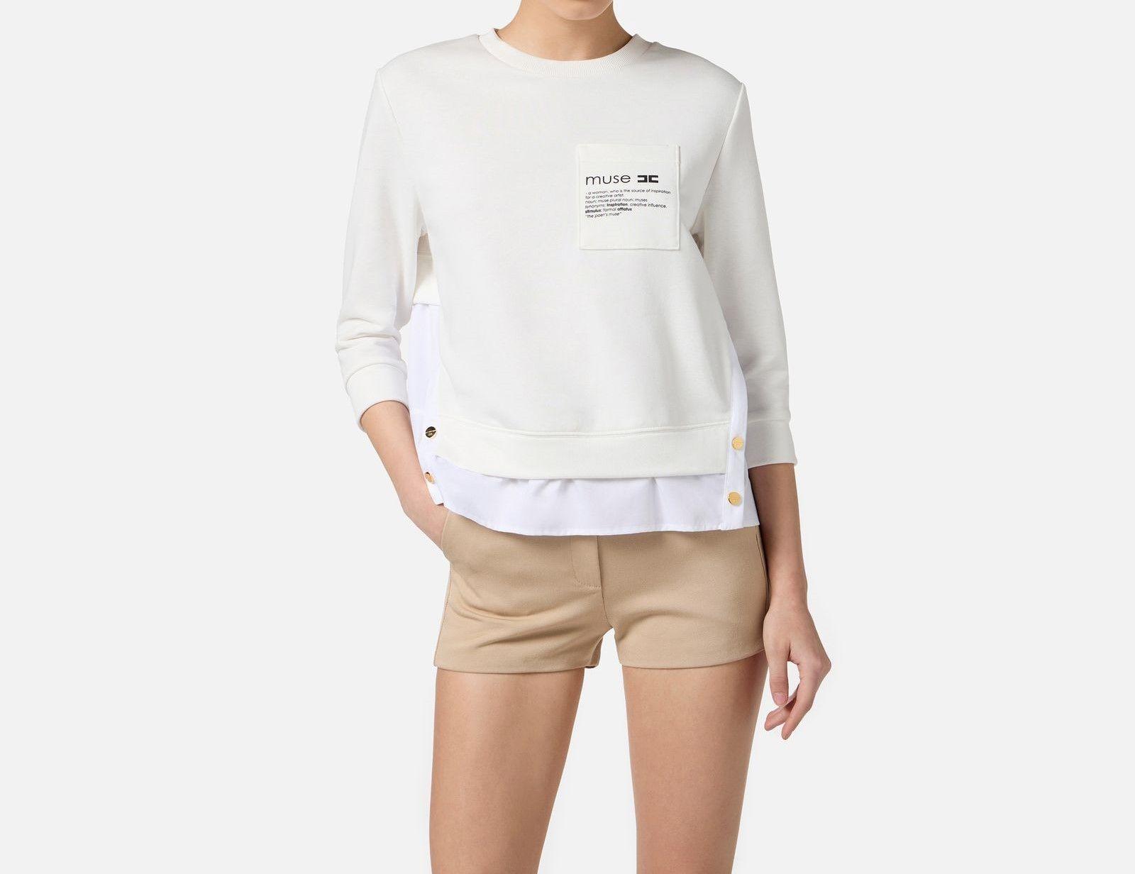 Maglia con dettagli - Elisabetta Franchi MD00656E2 360 ELISABETTA FRANCHI 