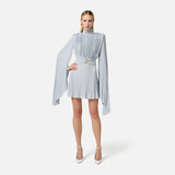 Abito in jersey lurex - Elisabetta Franchi AB75452E2 A28 ELISABETTA FRANCHI 