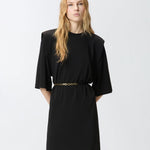 Abito con cintura dorata 106484A32D Z99 PINKO 