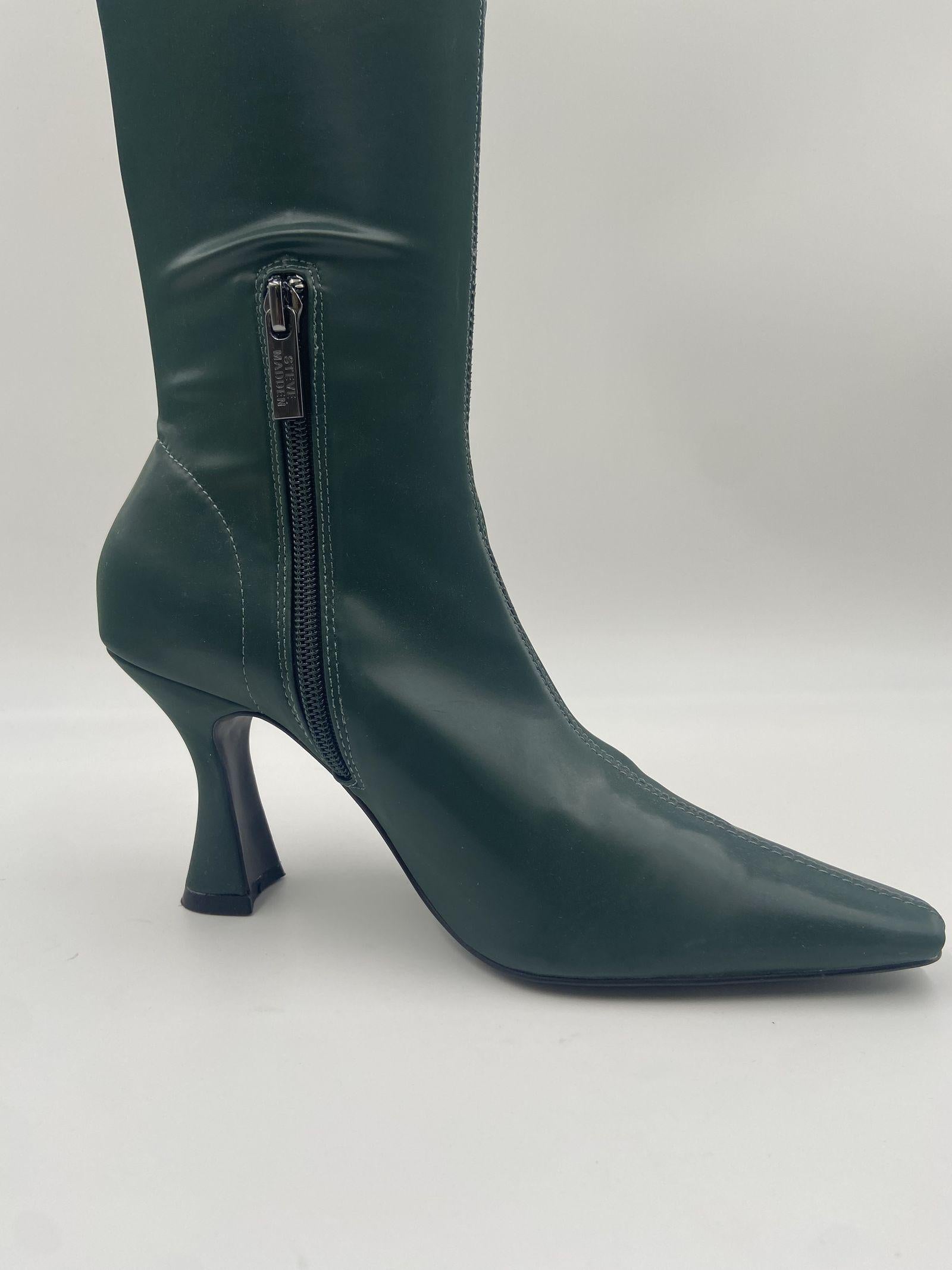 Stivale alto elasticizzato - Steve Madden SMSSAVVY VERDE STEVE MADDEN 