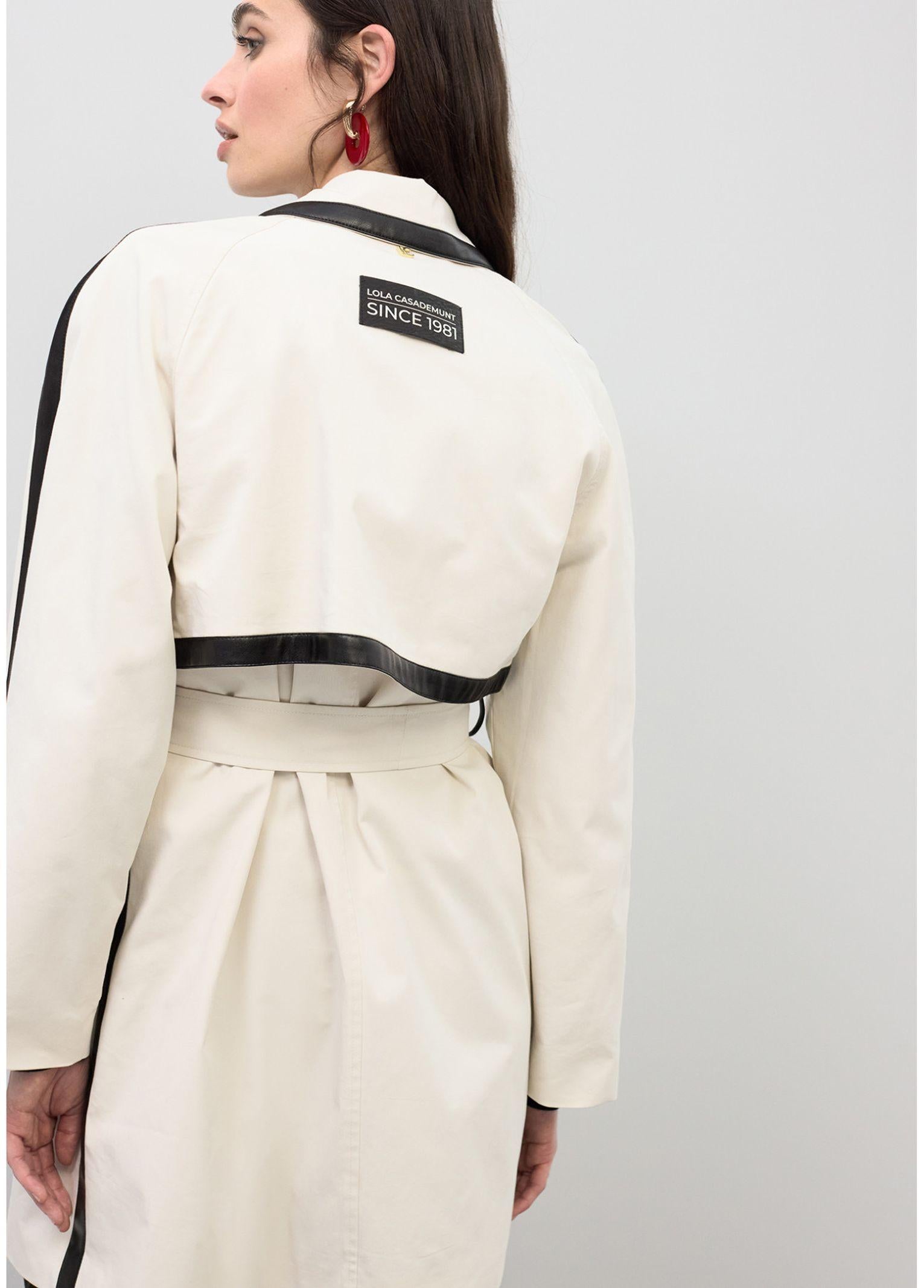 Trench con maniche raglan LS2601003 20N LOLA 