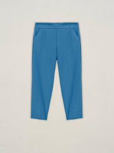 Pantalone slim fit in jersey tecnico - Carla G