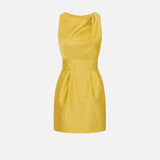 Abito in duchesse con dettagli - Elisabetta Franchi AB87561E2 EV4 ELISABETTA FRANCHI 