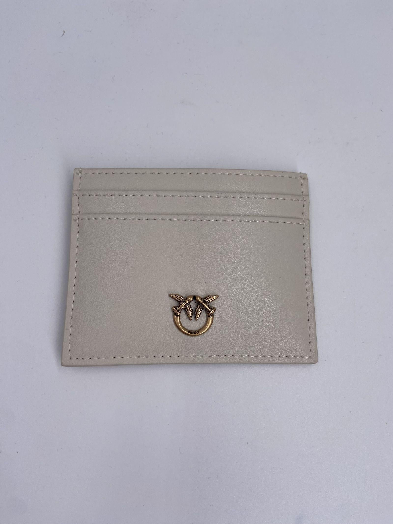 Porta carte in pelle 103762-A0F1 Z14Q PINKO 
