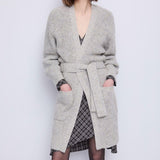 Cardigan con cintura - Gaudi 521BD33001 525048-02 GAUDI' 
