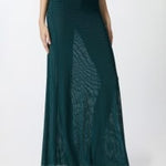 Gonna lunga in tulle con strass 103912-A220 S1A PINKO 