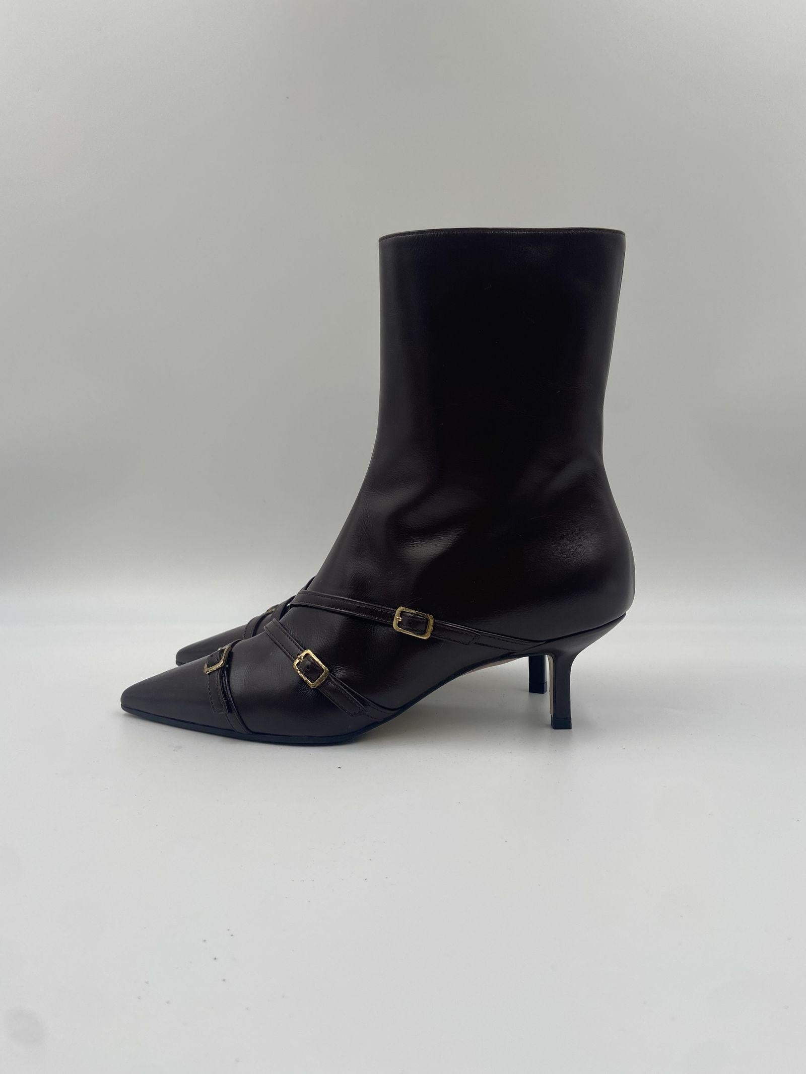 Stivaletto nero con cinturini 9559 NERO SPAZIO MODA 