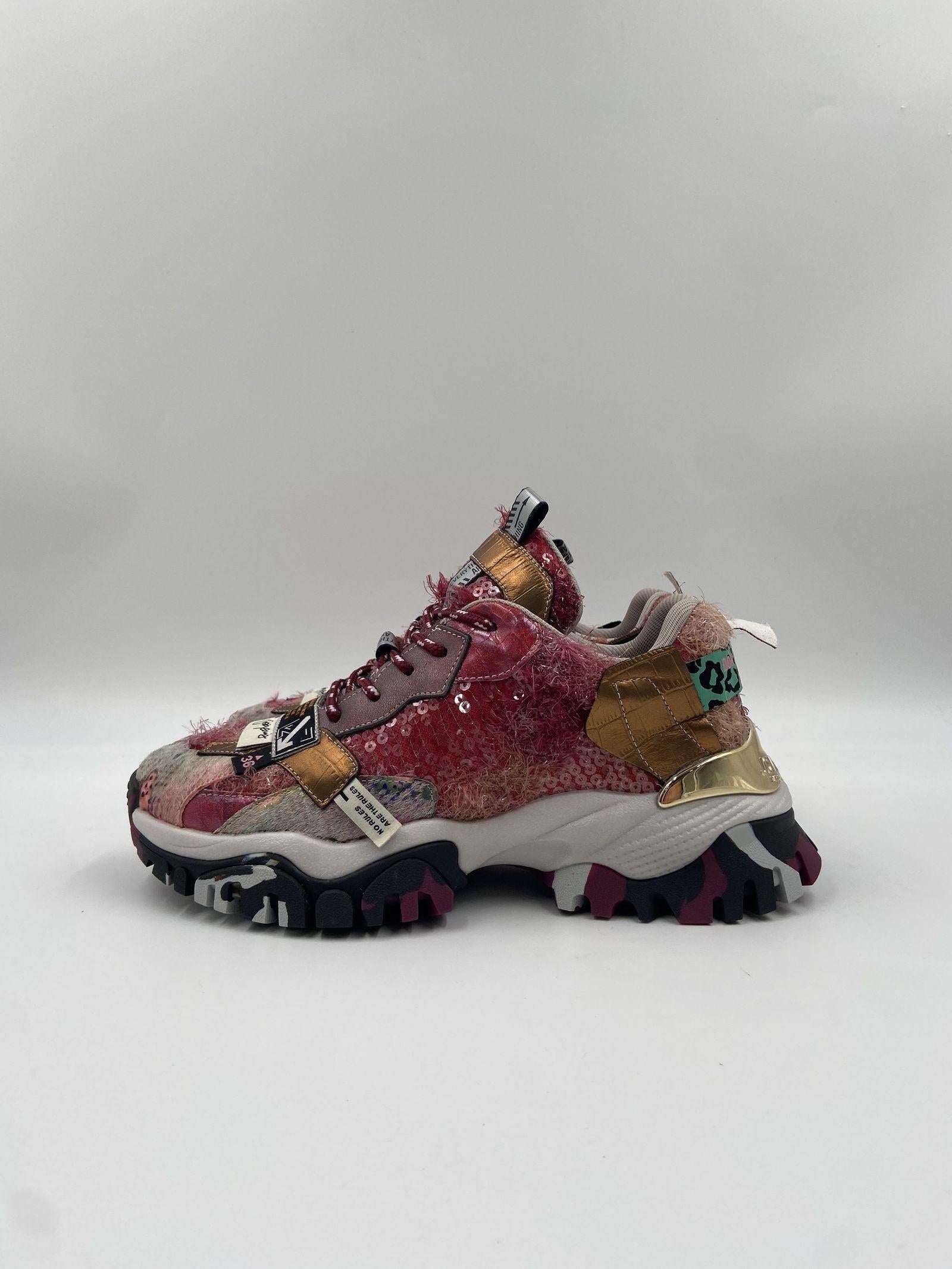 Sneakers Legion marrone e rosso 2502080 MARRONEROSSO JOIAPARIS 