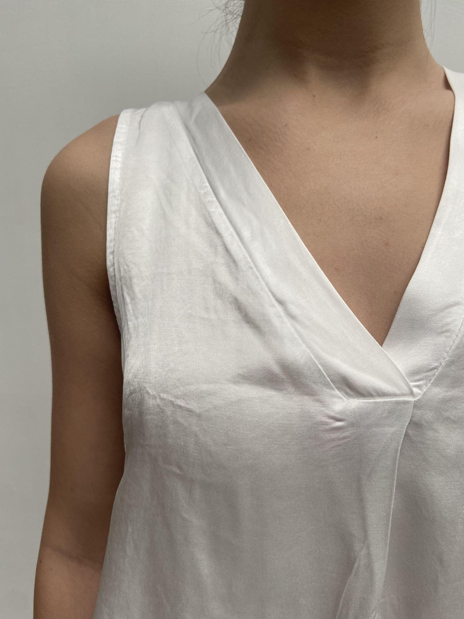 Top smanicato bimateriale 4005 CREMA OFELIA 