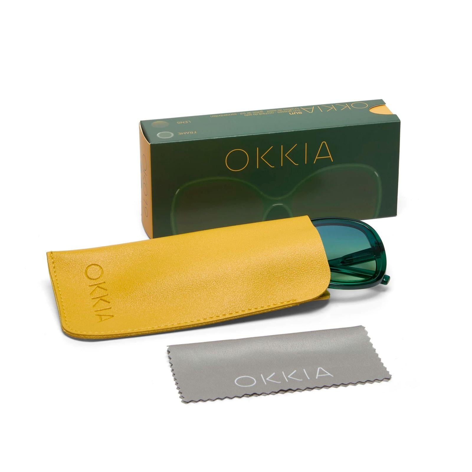 Occhiale da sole Anna OK019TGR VERDE OKKIA 