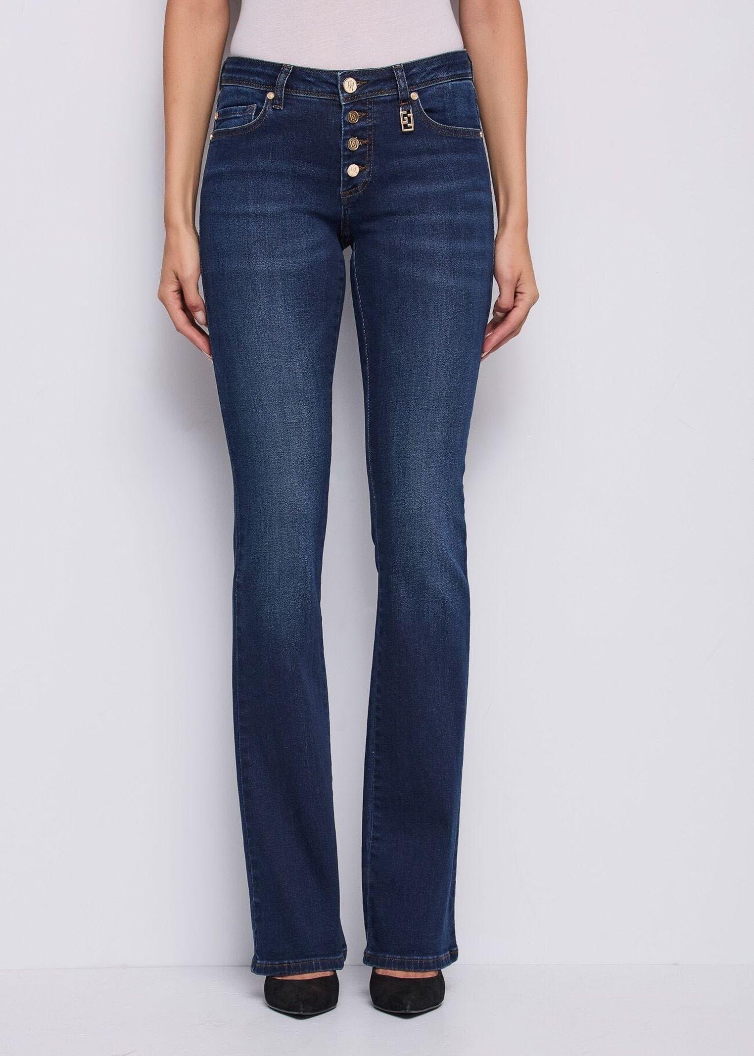 Jeans bootcut con charms 521BD26025 00 GAUDI' 