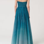 Abito senza maniche in tulle con glitter - Fracomina FQ24WD3006 W52901L53 FRACOMINA 