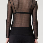 Top in georgette con strass - Fracomina FQ24WT1001 W749J9053 FRACOMINA 