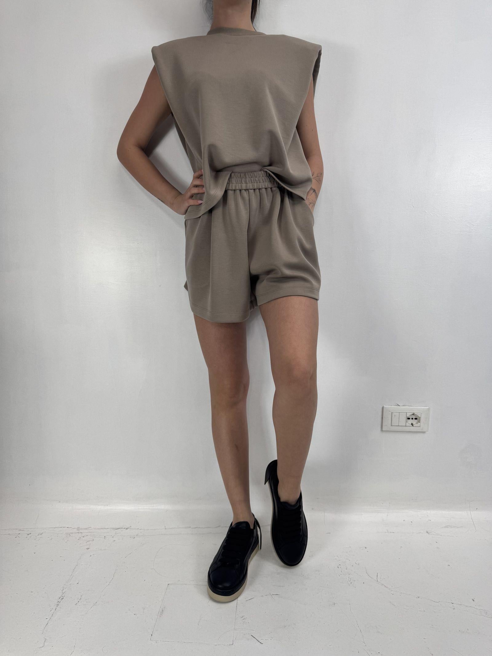 Shorts con elastico - Eleh SS260184 GRIGIOFANGO ELEH 