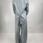 Pantalone con motivo a righe - Eleh SS260118 CELESTE ELEH 