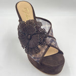 Sandalo con fiore - Ofelia 3104 MORO OFELIA 