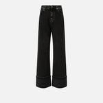 Jeans wide leg con risvolto - Pinko 105541A2RR PJ4 PINKO 