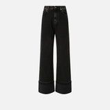 Jeans wide leg con risvolto - Pinko 105541A2RR PJ4 PINKO 