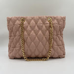 Borsa shopper grande in tessuto embossed - Elisabetta Franchi BS64A47E2 181 ELISABETTA FRANCHI 