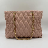 Borsa shopper grande in tessuto embossed - Elisabetta Franchi BS64A47E2 181 ELISABETTA FRANCHI 
