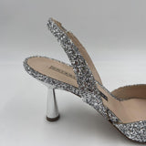 Slingback con mini pietre argento