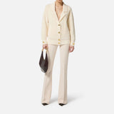 Cardigan in ciniglia bouclè - Elisabetta Franchi MK44S57E2 DZ9 ELISABETTA FRANCHI 