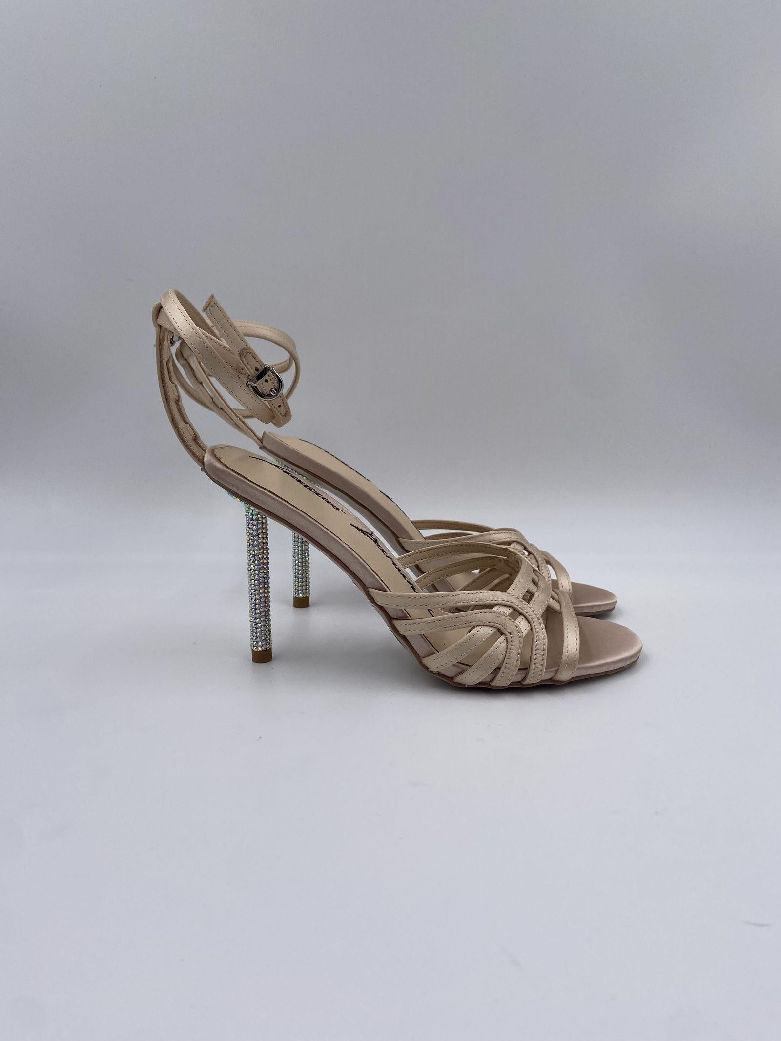 Sandalo tacco strass - Luciano Barachini RG362 FUMO LUCIANO BARACHINI 