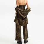 Top maculato EFW250123 VERDEKAKI ELEH 