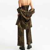 Top maculato EFW250123 VERDEKAKI ELEH 