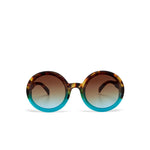 Occhiale da sole Round Monica OK014HB AZZURRO OKKIA 