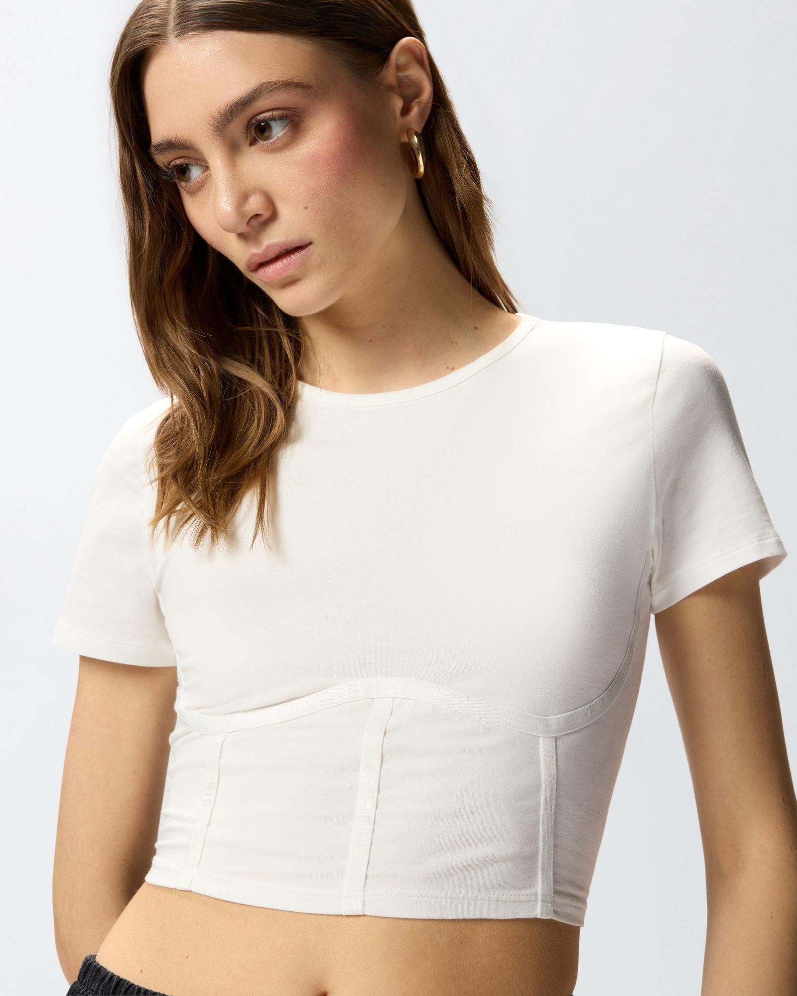 Top bustier in jersey - Pinko 106489A36I Z05 PINKO 