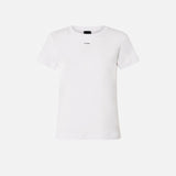 T-shirt stampa logo 100373A2RE Z04 PINKO 
