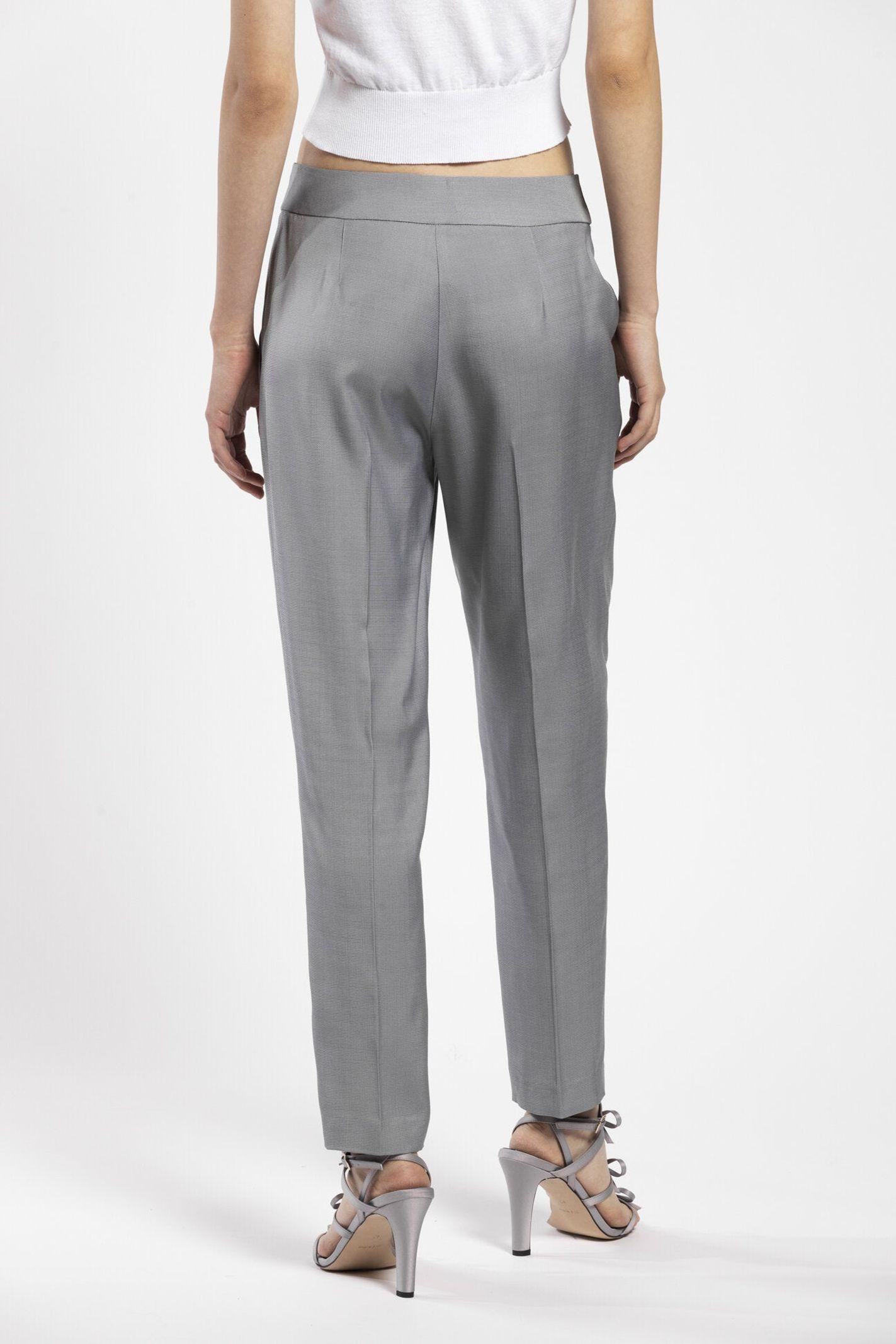 Pantalone largo in shantung PESS02D8 21 CARLA G. 