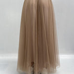 Gonna lunga in tulle MK04.015 CARAMELLO OFELIA 