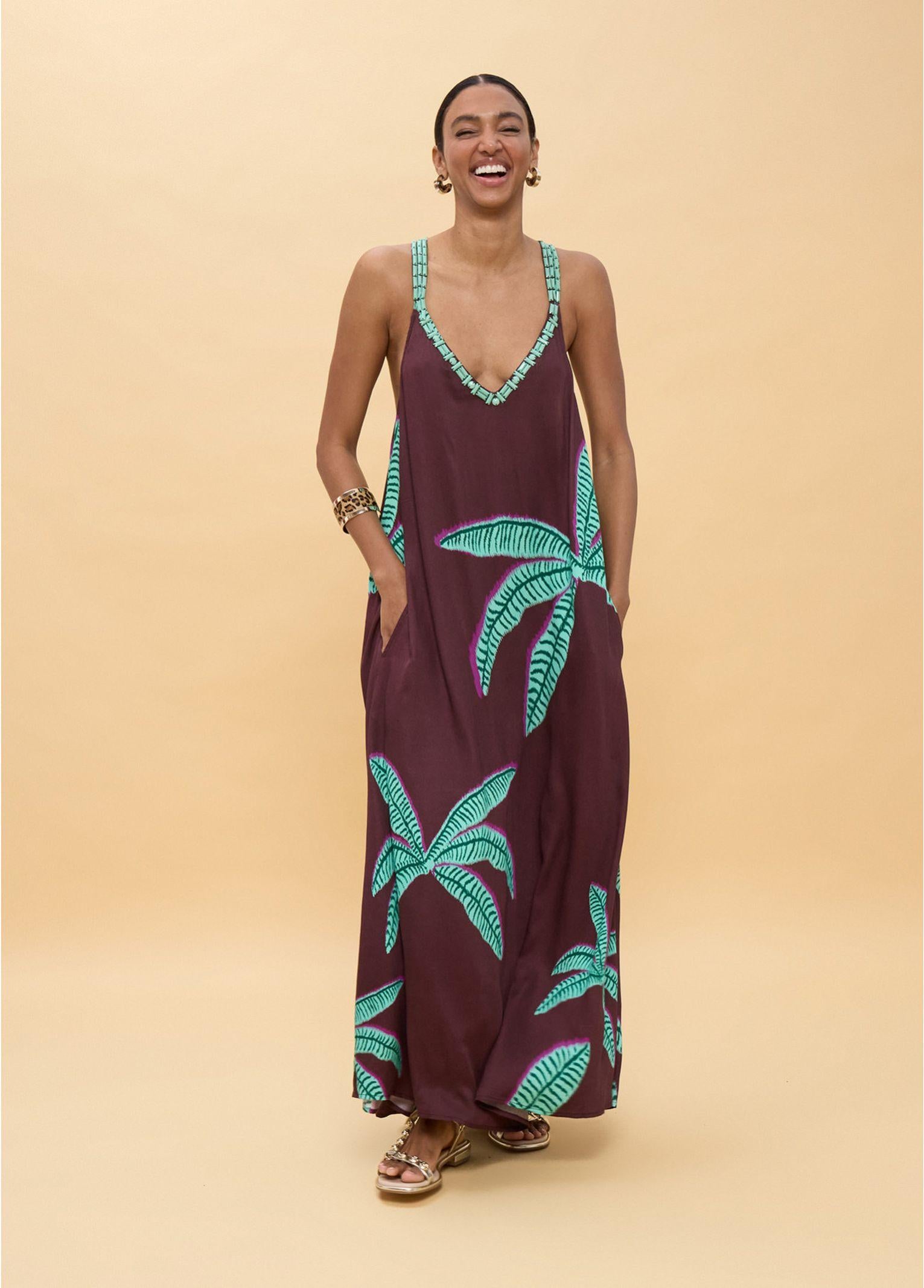 Abito stampa palme - LolaCasademunt LS2616022 256 LOLA 