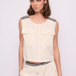 Top crop con tasconi 611BD45005 2131 GAUDI' 