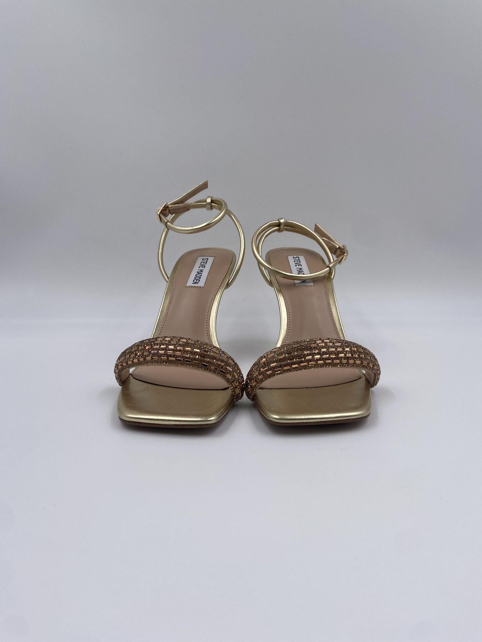 Sandalo Entice con strass - Steve Madden SMSSENTICE ORO STEVE MADDEN 