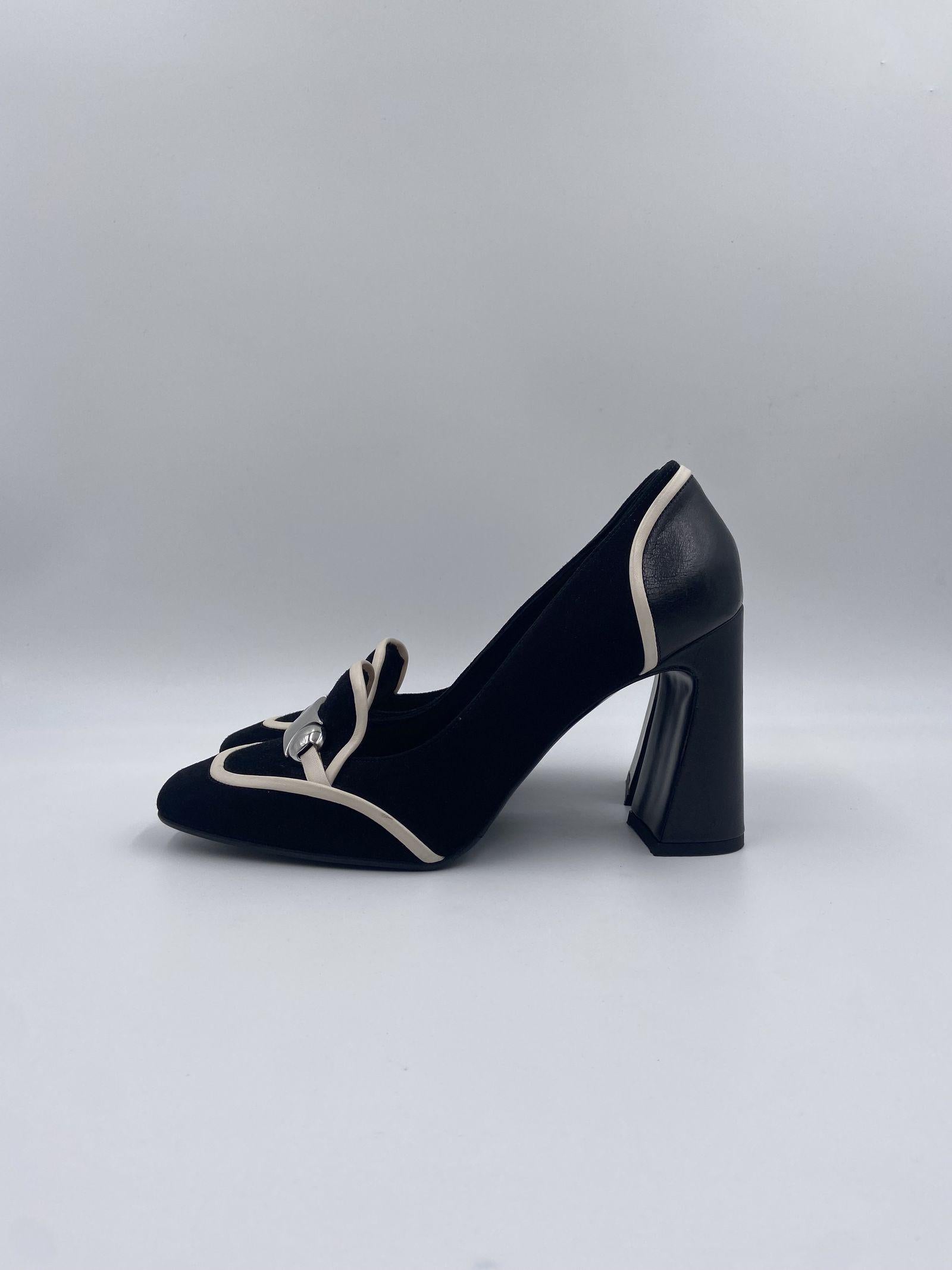 Dècolletè bicolore - Ofelia H1331 NERO OFELIA 