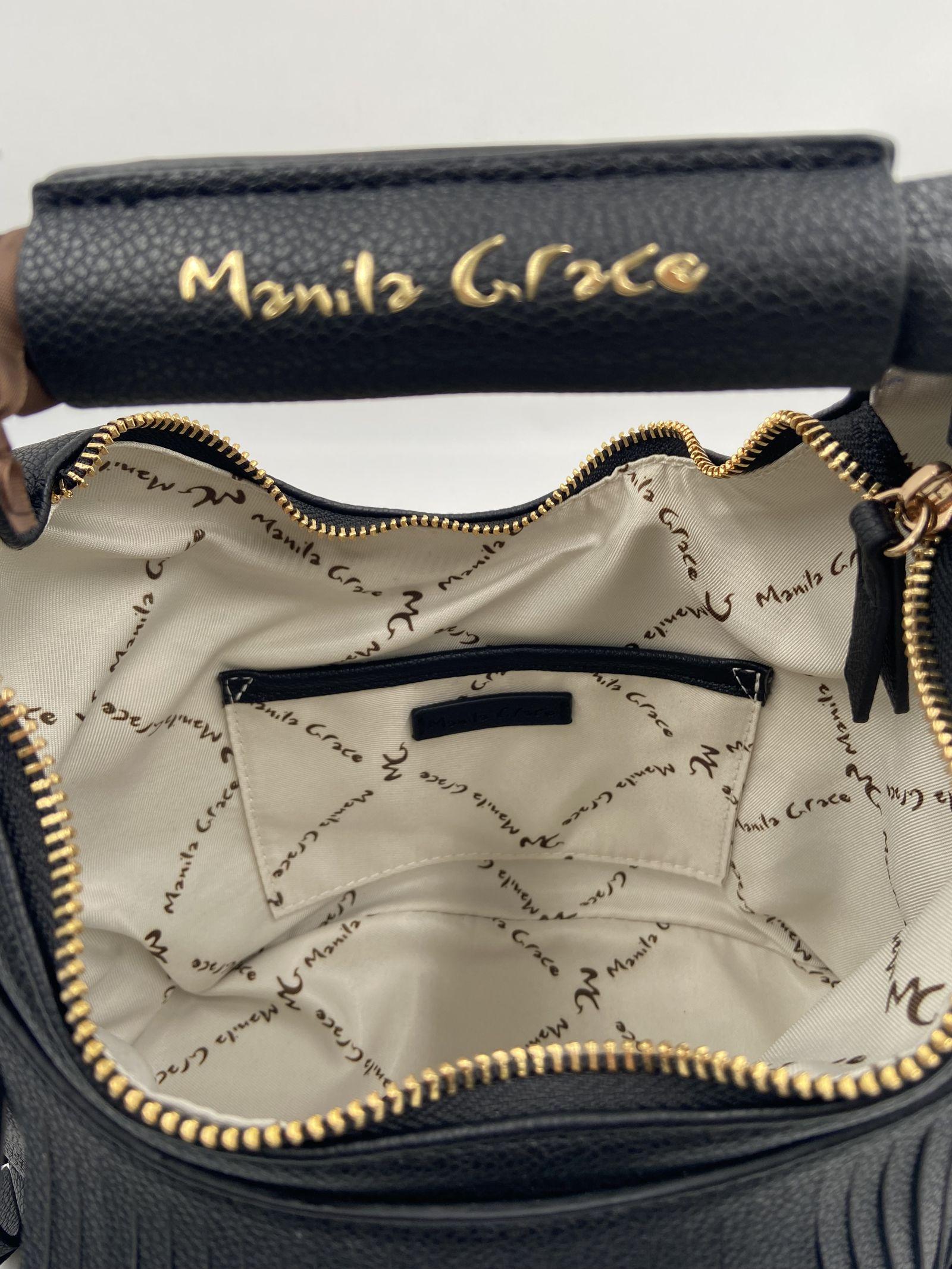 Borsa Hobo Mini frange - Manila Grace B825EU MA001 MANILA GRACE 