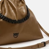 Borsa a spalla con tracolla a catena