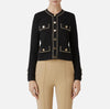 Maglia cropped con catena