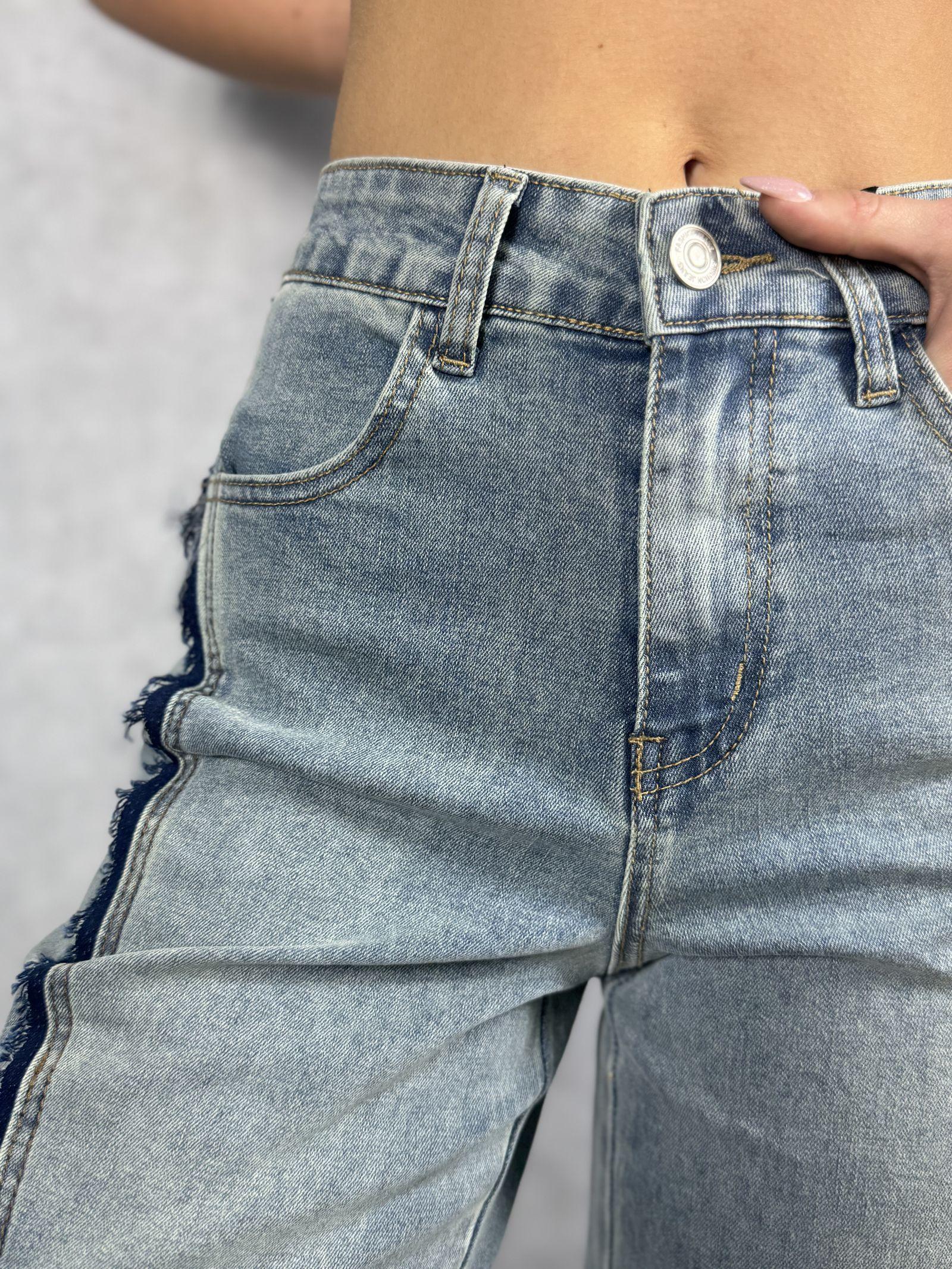 Jeans vita con tascone sulla gamba YW1128 DENIM OFELIA 