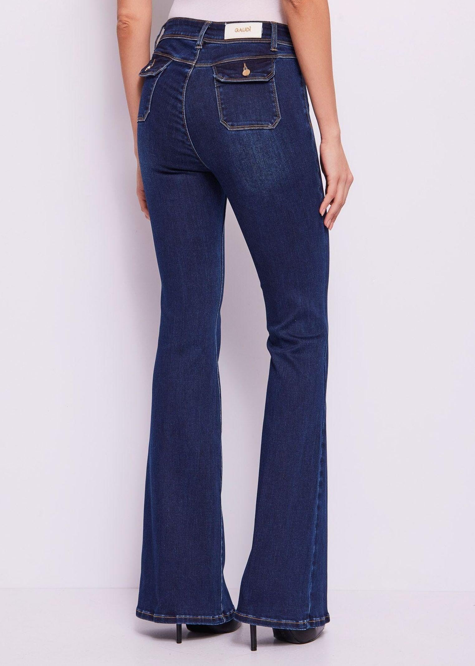 Jeans flare con mini tasche 511BD26002 00 GAUDI' 
